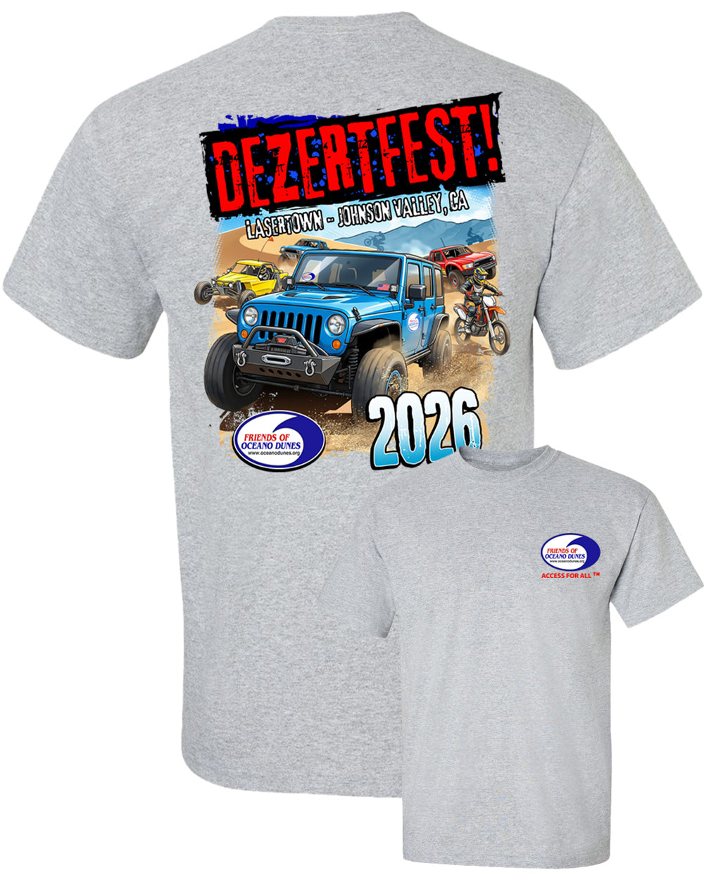 Dezertfest 2026 Short Sleeve T-shirt