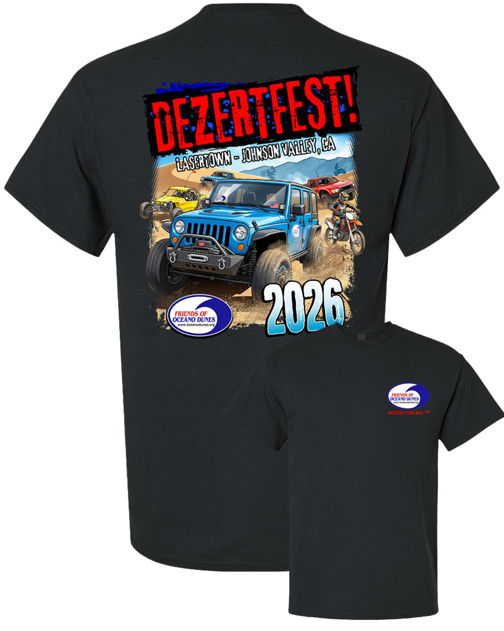 Dezertfest 2026 Short Sleeve T-shirt