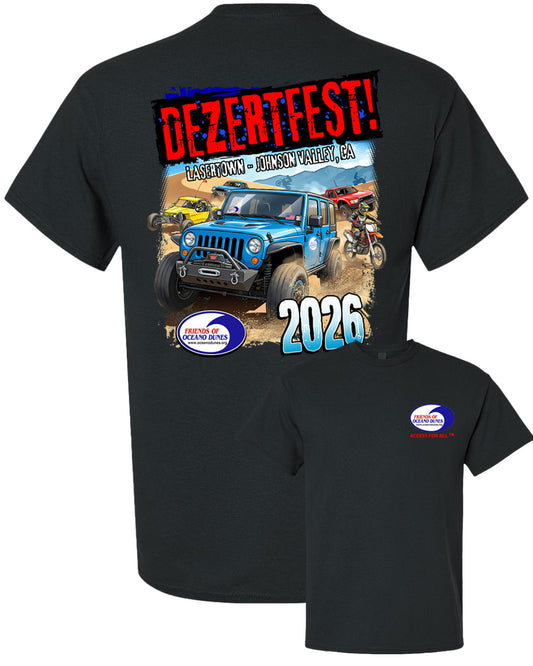 Dezertfest 2026 Short Sleeve T-shirt