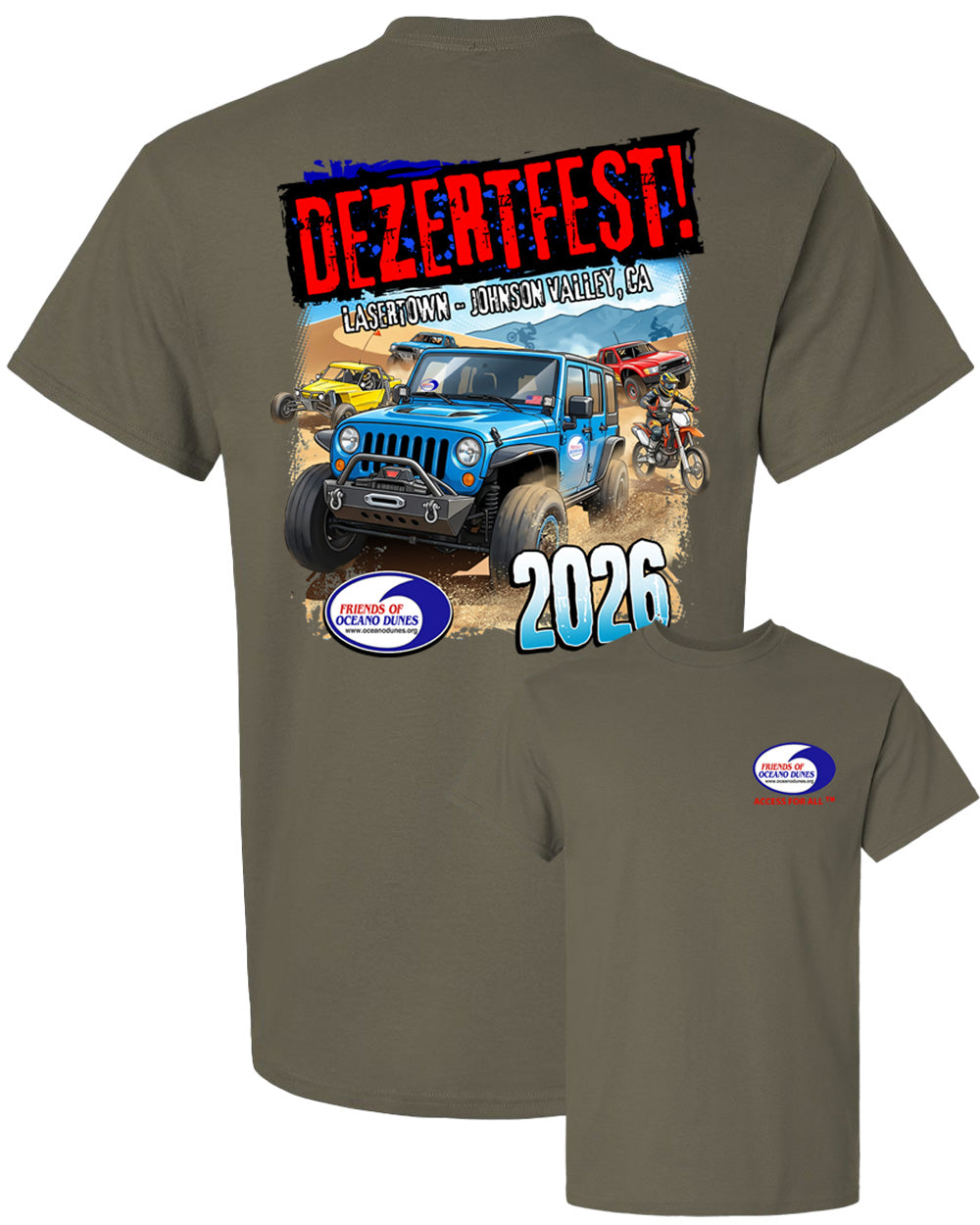 Dezertfest 2026 Short Sleeve T-shirt
