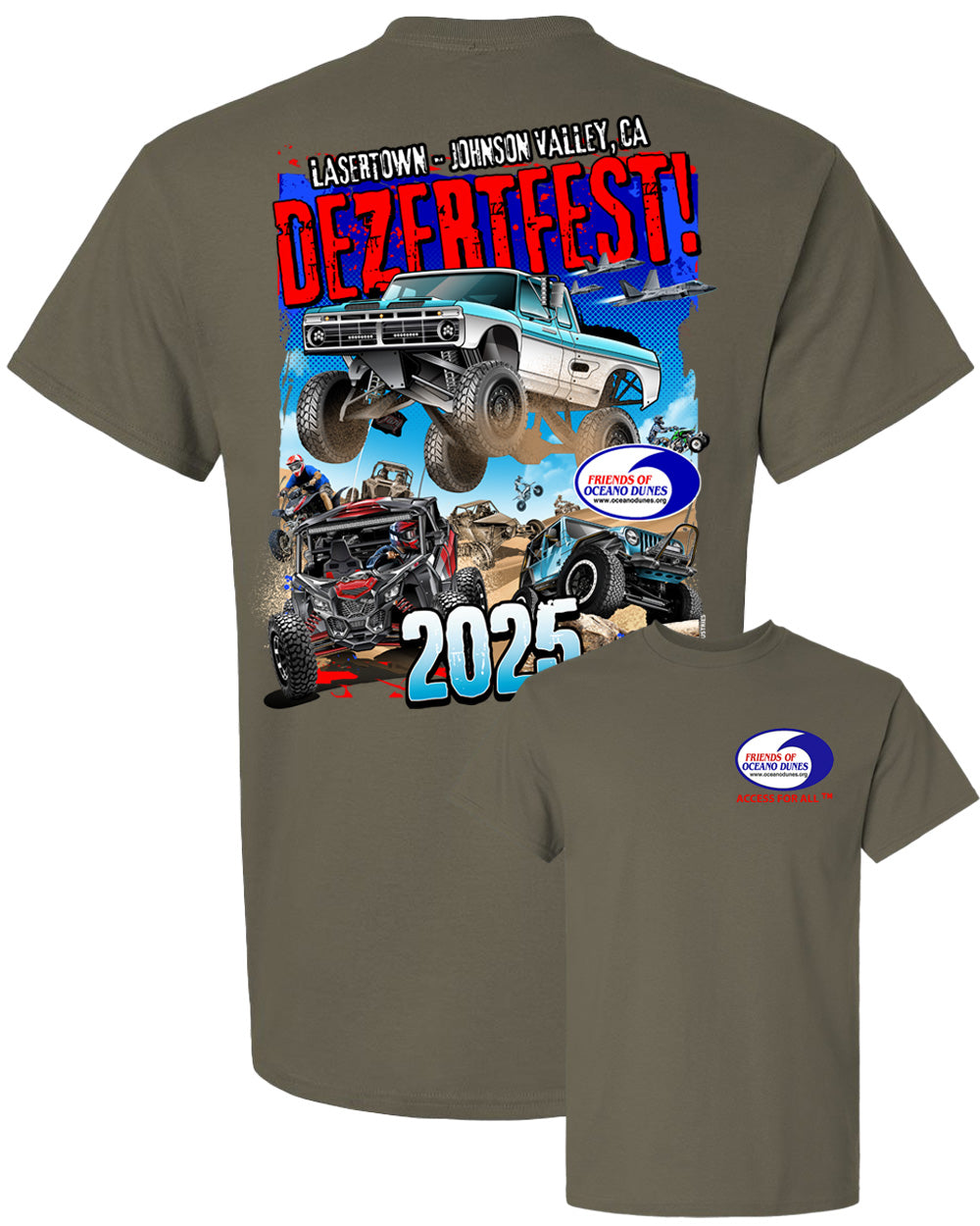 Dezertfest 2025 Short Sleeve T-shirt