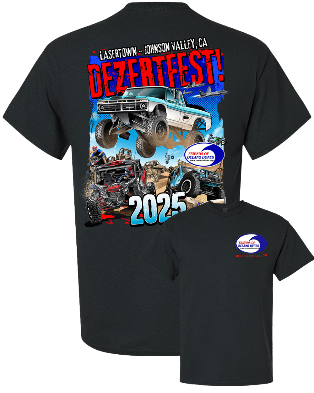 Dezertfest 2025 Short Sleeve T-shirt