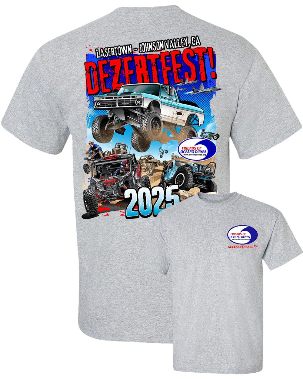 Dezertfest 2025 Short Sleeve T-shirt