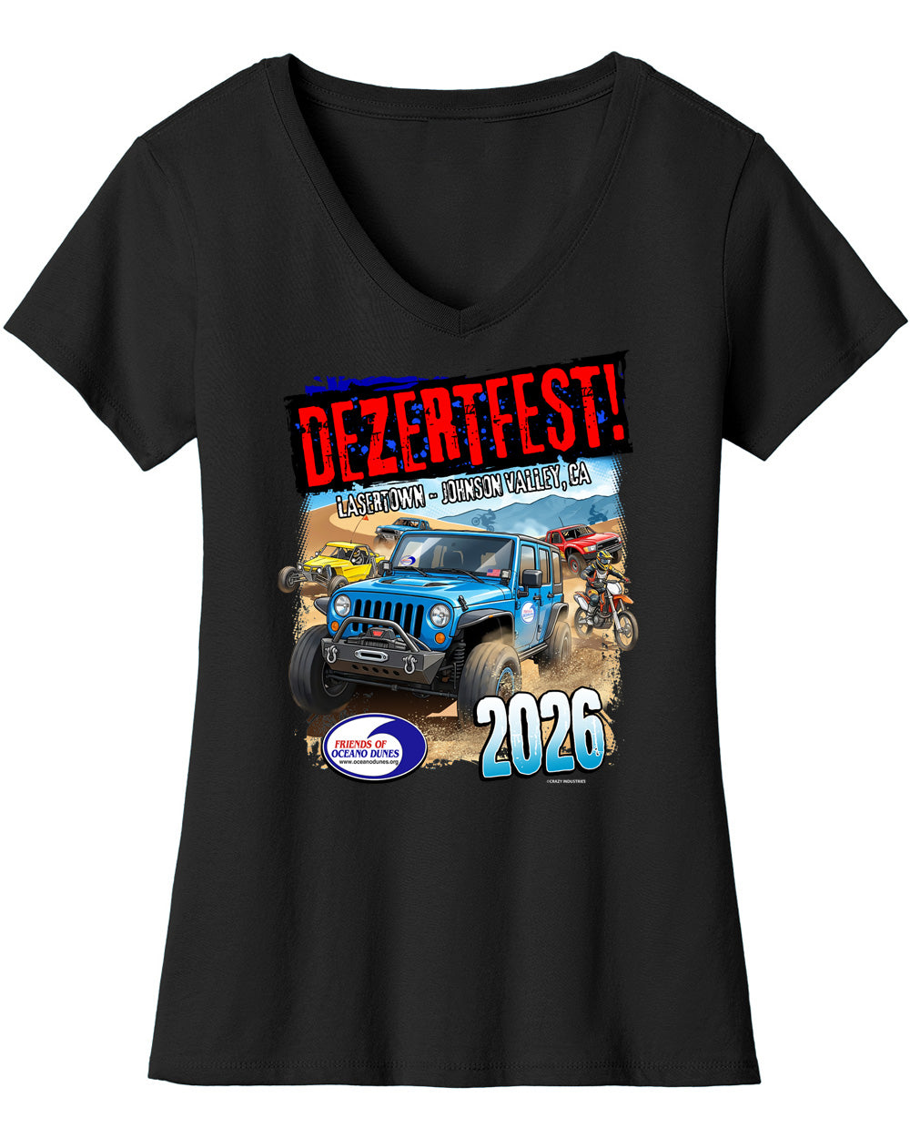 Dezertfest Women's V-Neck