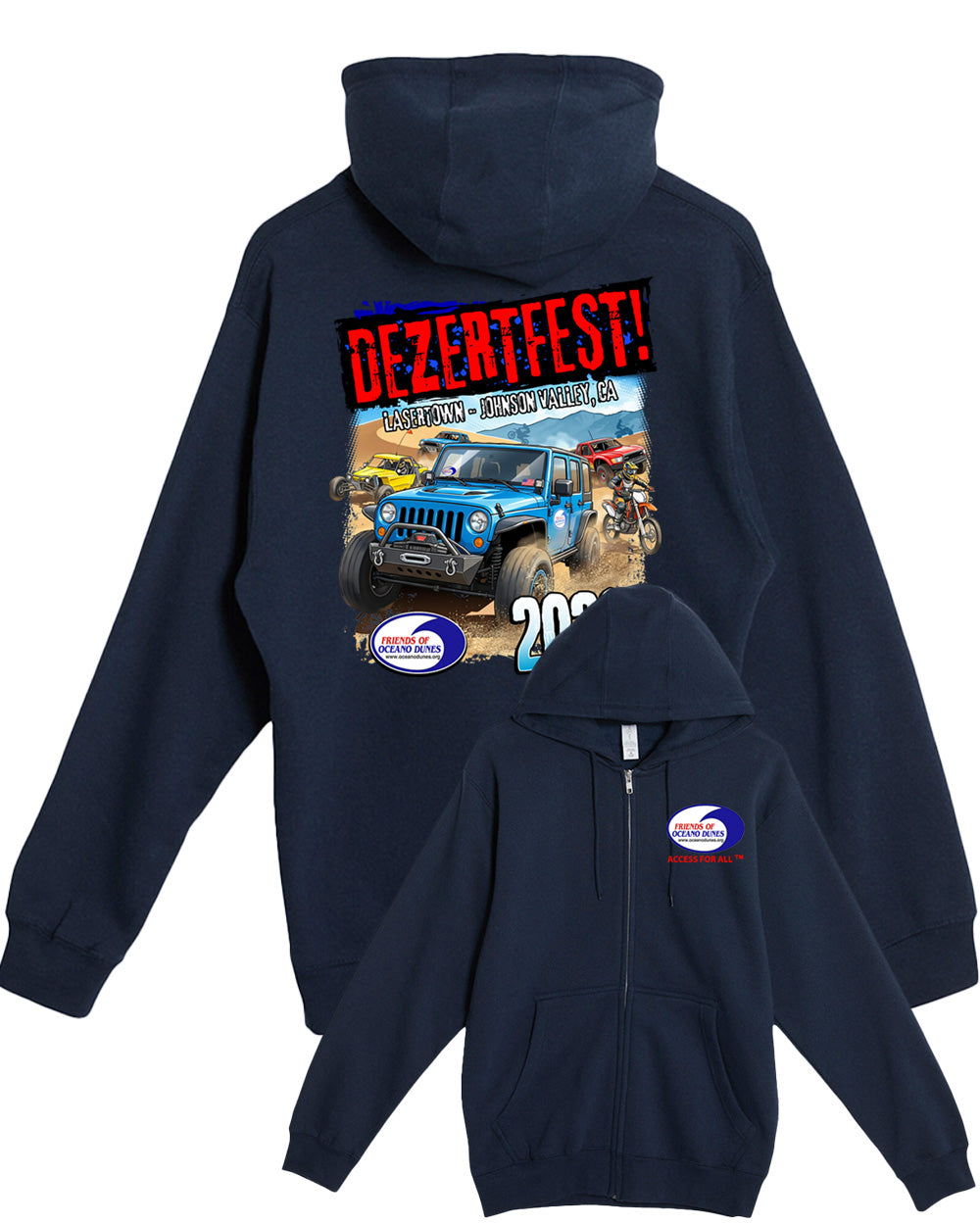 Dezertfest 2026 Zipper Hoodie