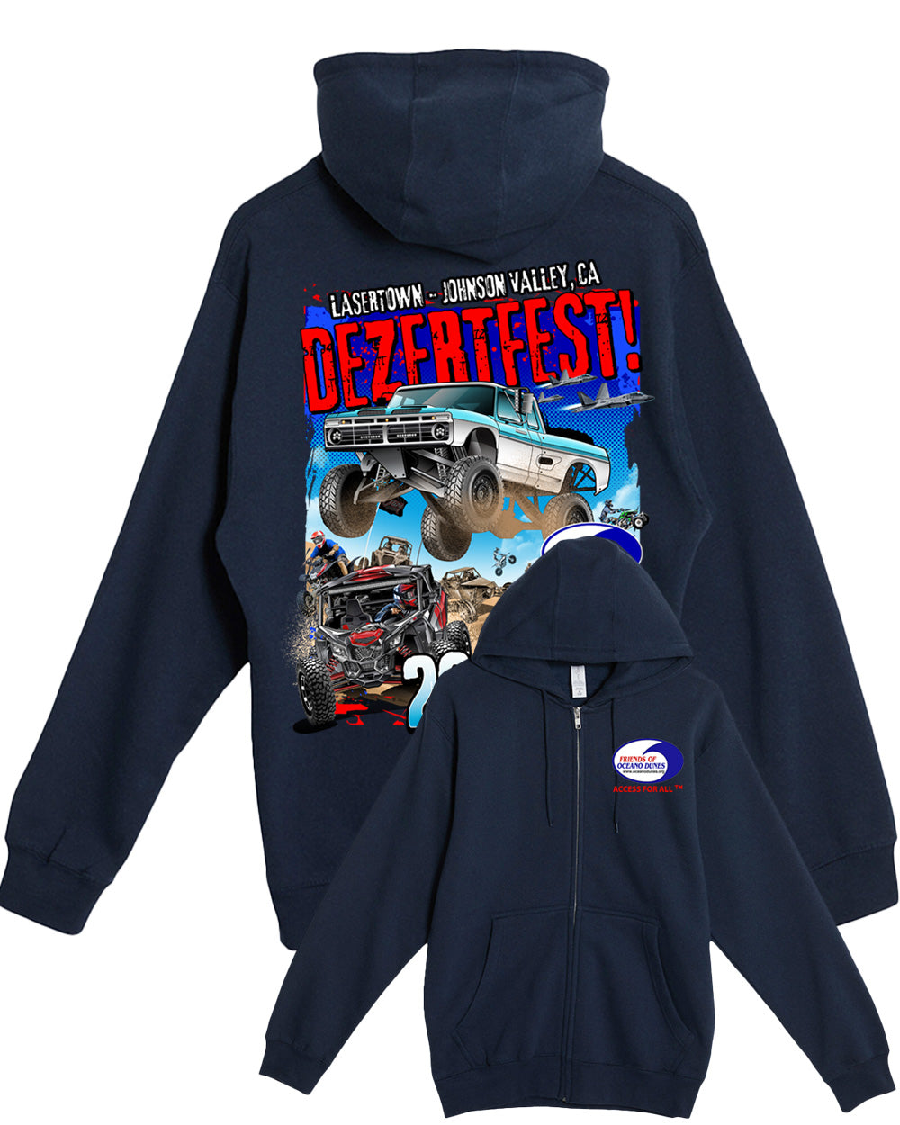 Dezertfest Zipper Hoodie